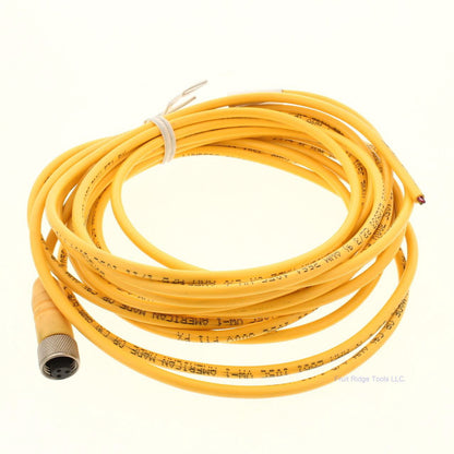 Lumberg Automation Sensor Yellow 3-Pin Cordset 300V 22/3 #698 20-Feet FT1