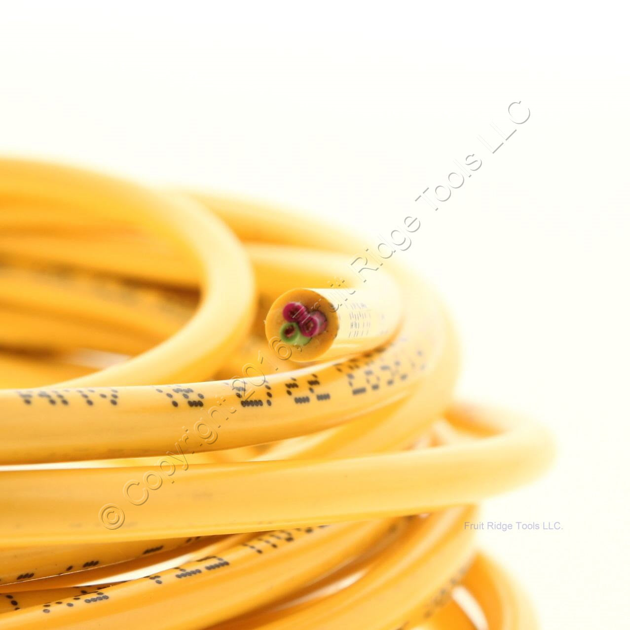 Lumberg Automation Sensor Yellow 3-Pin Cordset 300V 22/3 #698 20-Feet FT1