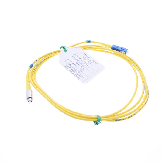 2M Leviton Fiber Optic Singlemode Simplex Patch Cable Cord SC FC UPC UPSCF-S02