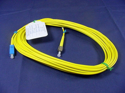 10M Leviton Fiber Optic Single-Mode Simplex Patch Cable Cord SC FC UPC UPSCF-S10