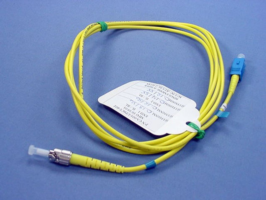 2M Leviton Fiber Optic Single-Mode Simplex Patch Cable Cord ST SC UPC UPSCT-S02