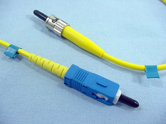 5M Leviton Fiber Optic Single-Mode Simplex Patch Cable Cord ST SC UPC UPSCT-S05