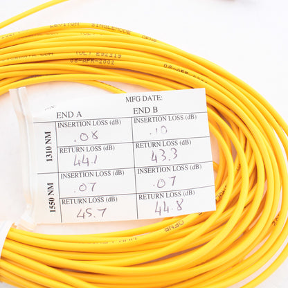 10M Leviton Fiber Optic Single-Mode Simplex Patch Cable Cord ST SC UPC UPSCT-S10
