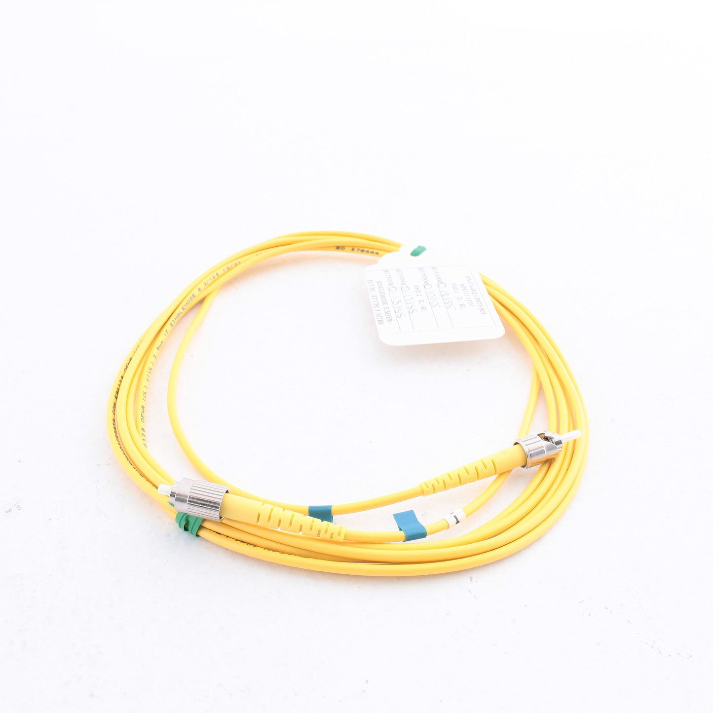 3M Leviton Fiber Optic Single-Mode Simplex Patch Cable Cord ST FC UPC UPSTF-S03