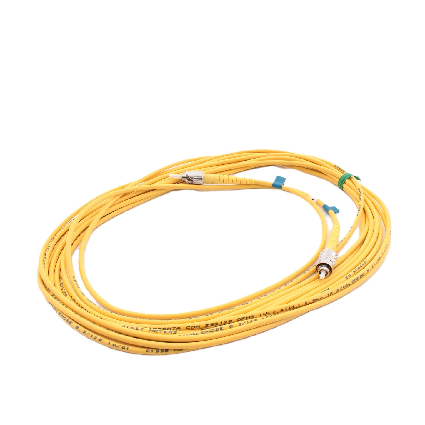 5M Leviton Fiber Optic Single-Mode Simplex Patch Cable Cord ST FC UPC UPSTF-S05
