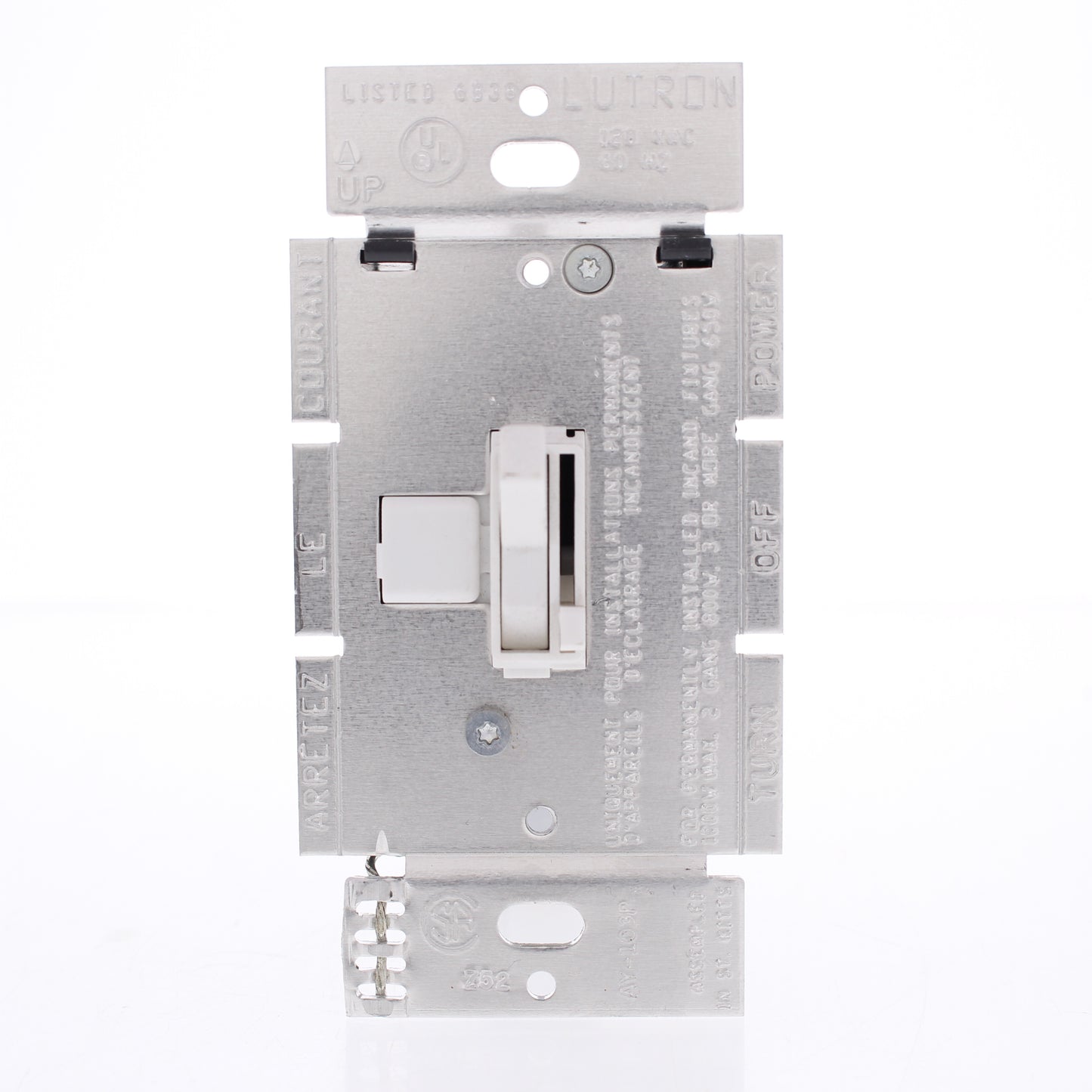 Lutron Ariadni AY-103PH-WH White Dimmer Switch Incandescent Only 1000W 3-Way