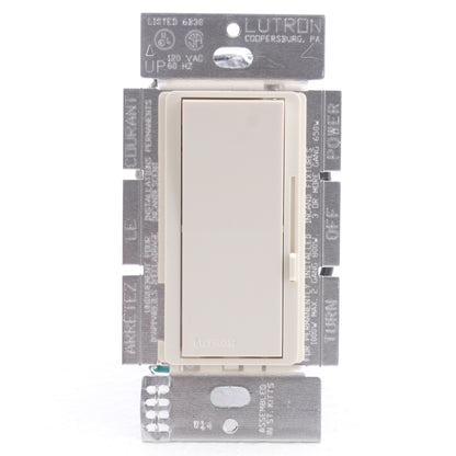 Lutron Light Almond 1-Pole Preset On/Off Dimmer Rocker Switch 1000W DV-10P-LA