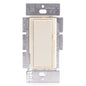 Lutron Almond 3-Way Incandescent Slide Dimmer Rocker Switch 120V 600W DV-603P-AL