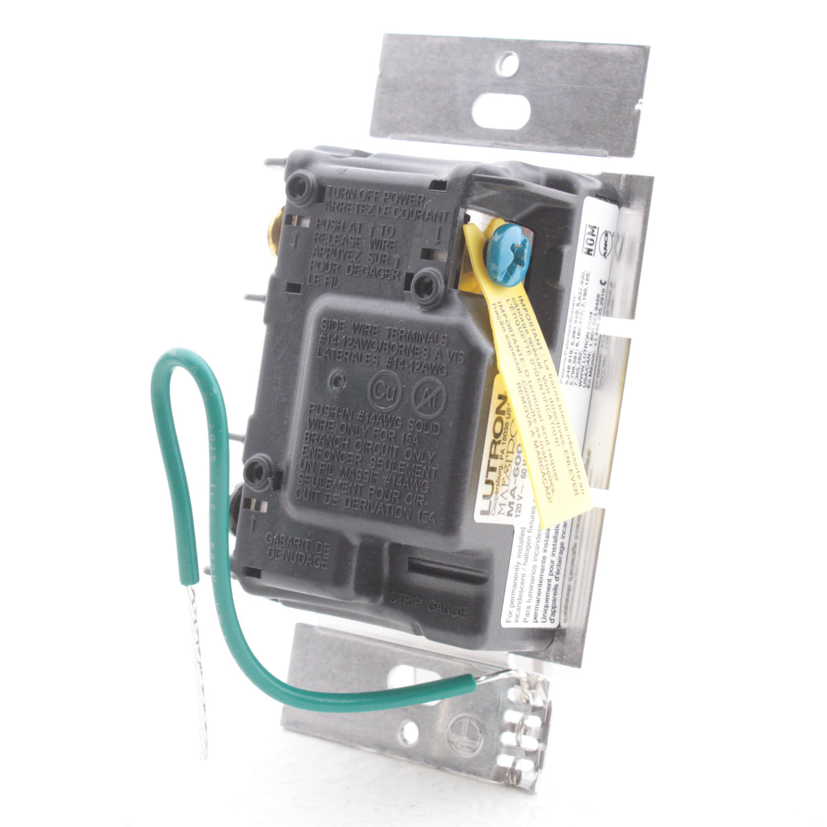 Lutron Maestro Lt Almond Preset Decorator Dimmer Switch Multi-Way 600W MA-600-LA