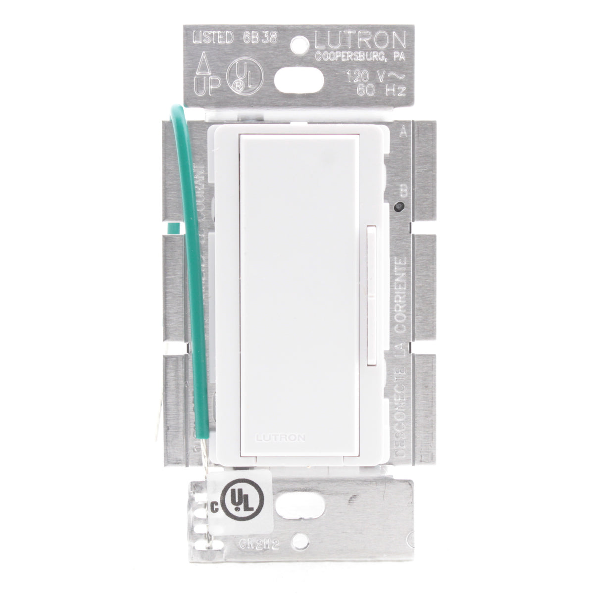 Lutron Maestro White 8.3A Multi-Remote Dimmer Switch Incandescent 120V MA-R-WH