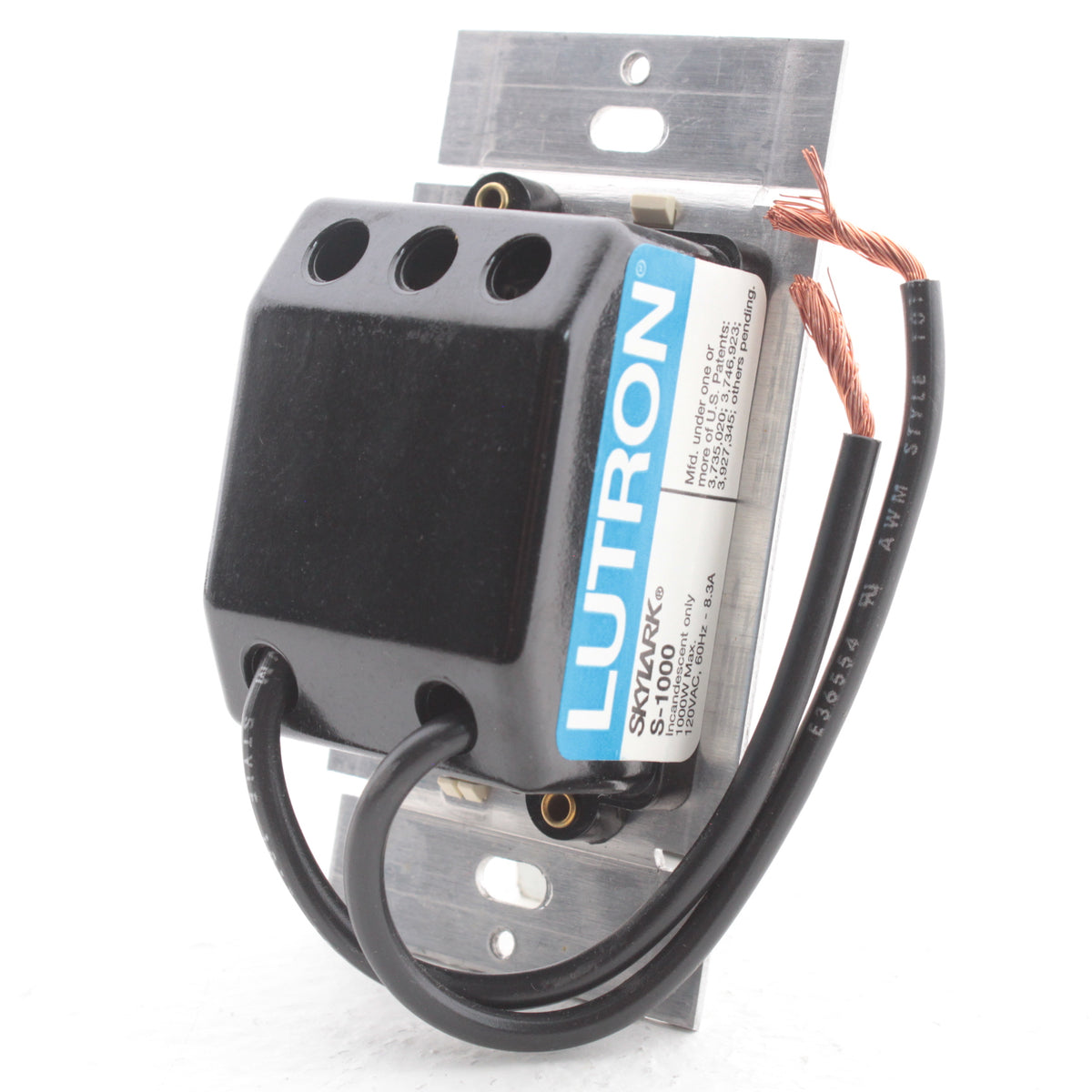 Lutron Skylark Almond Single Pole Slide Dimmer Switch 1000W 120V S-1000-AL