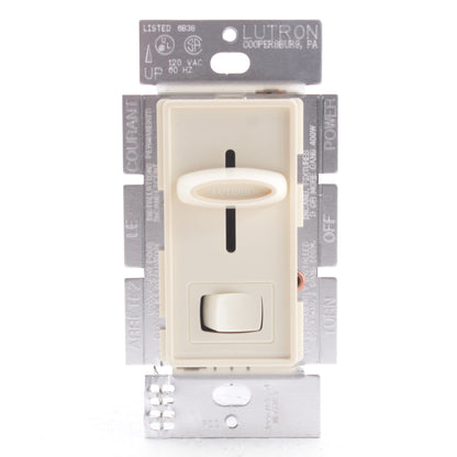 Lutron Skylark Almond 3-Way Incandescent 600W Dimmer Preset Switch S-603P-AL