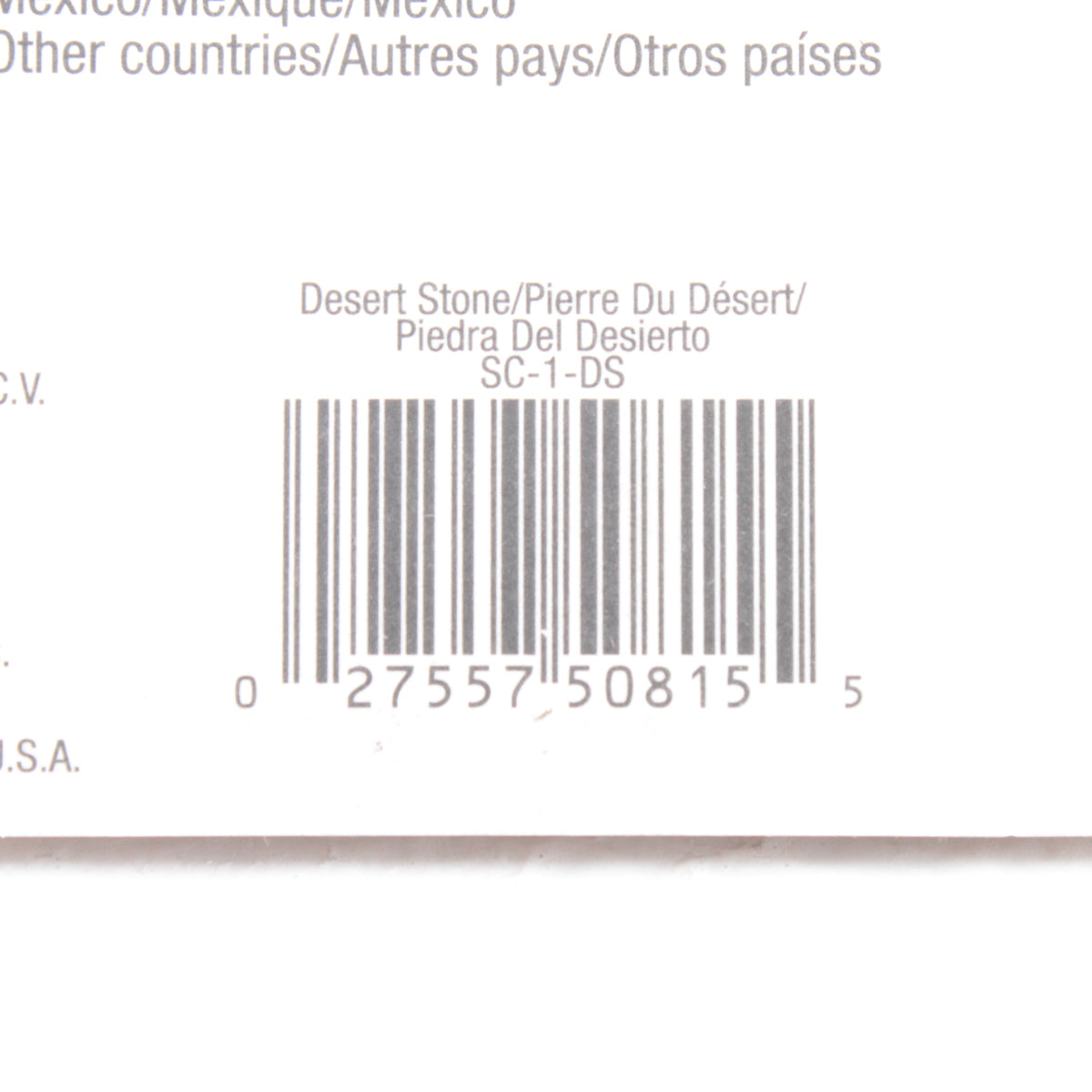 Lutron Claro Designer 1G Desert Stone Screwless Wallplate GFCI GFI Cover SC-1-DS