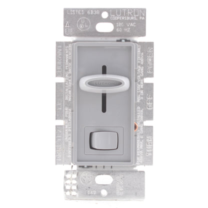 Lutron Gray Magnetic Low Volt Single Pole Dimmer Preset 600VA 450W SLV-600P-GR