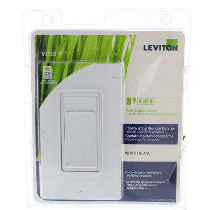Leviton White Remote Switch for Vizia+ Dimmer Ceiling Fan Control VP00R-C0W
