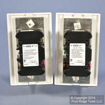 Leviton Vizia+ White 600W Digital Dimmer & Remote Kit w/ Locator Light VPDMK-C0W