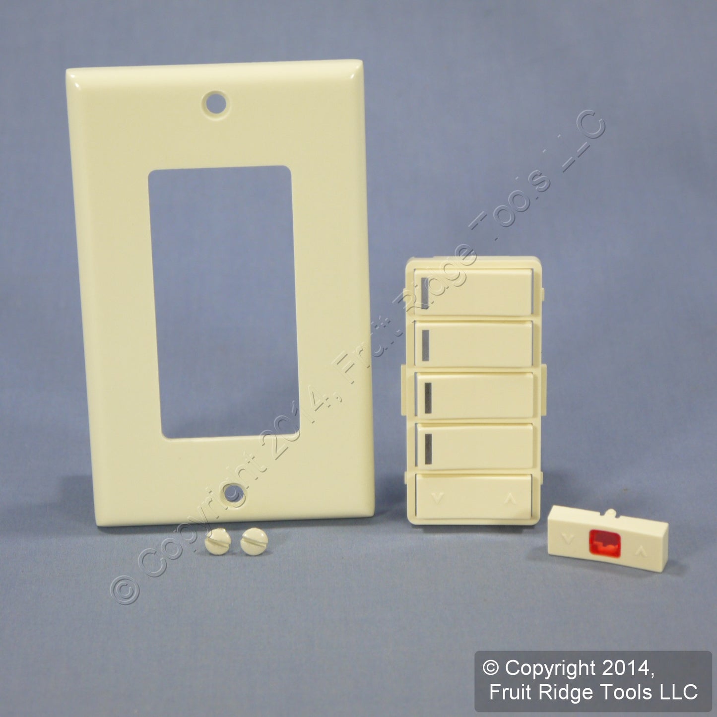 Leviton Almond Color Change for Vizia RF+ 4-Button 4-Zone Controller VPKIT-Z4A