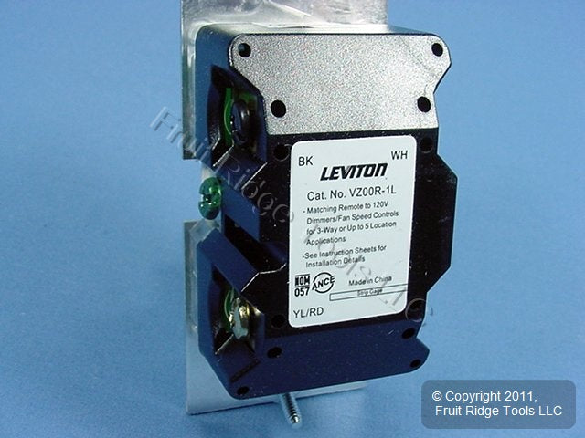 Leviton VZ00R-1LX Ivory/Almond/White Vizia Light Dimmer Slave Remote Switch