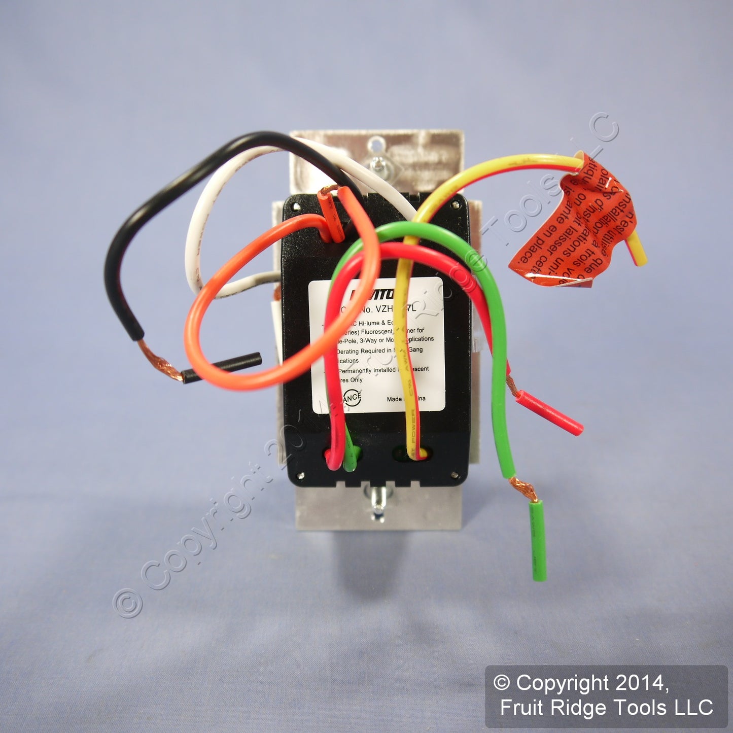 Leviton VZH06-7LX Almond Vizia White Ivory Eco Fluorescent Dimmer Switch 6A 277V