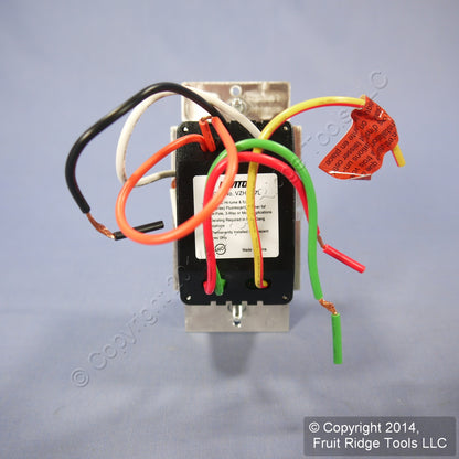 Leviton VZH06-7LX Almond Vizia White Ivory Eco Fluorescent Dimmer Switch 6A 277V