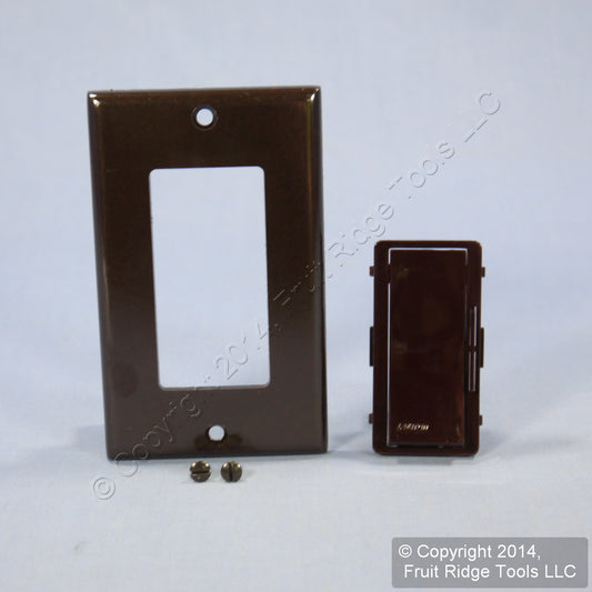 Leviton Brown Color Change Kit for Unlighted Vizia Coordinating Dimmer VZKIT-CDB