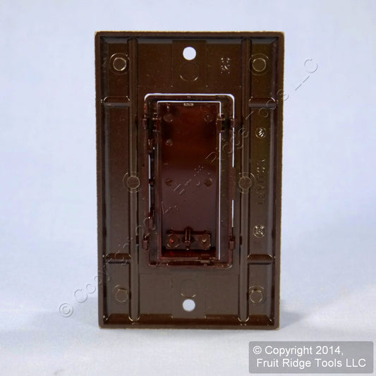 Leviton Brown Color Change Kit for Unlighted Vizia Coordinating Dimmer VZKIT-CDB