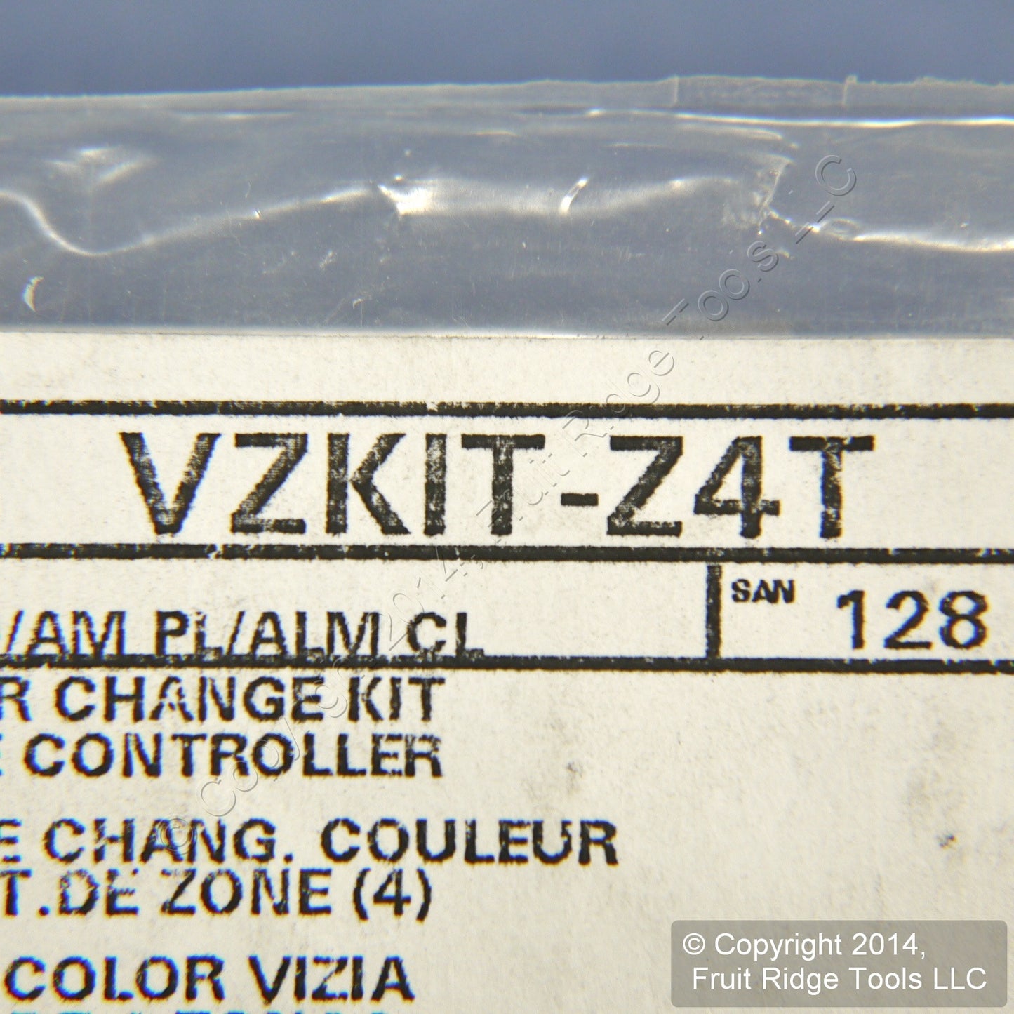 Leviton Lt Almond Vizia RF+ 4-Button 4-Zone Control Color Change Kit VZKIT-Z4T