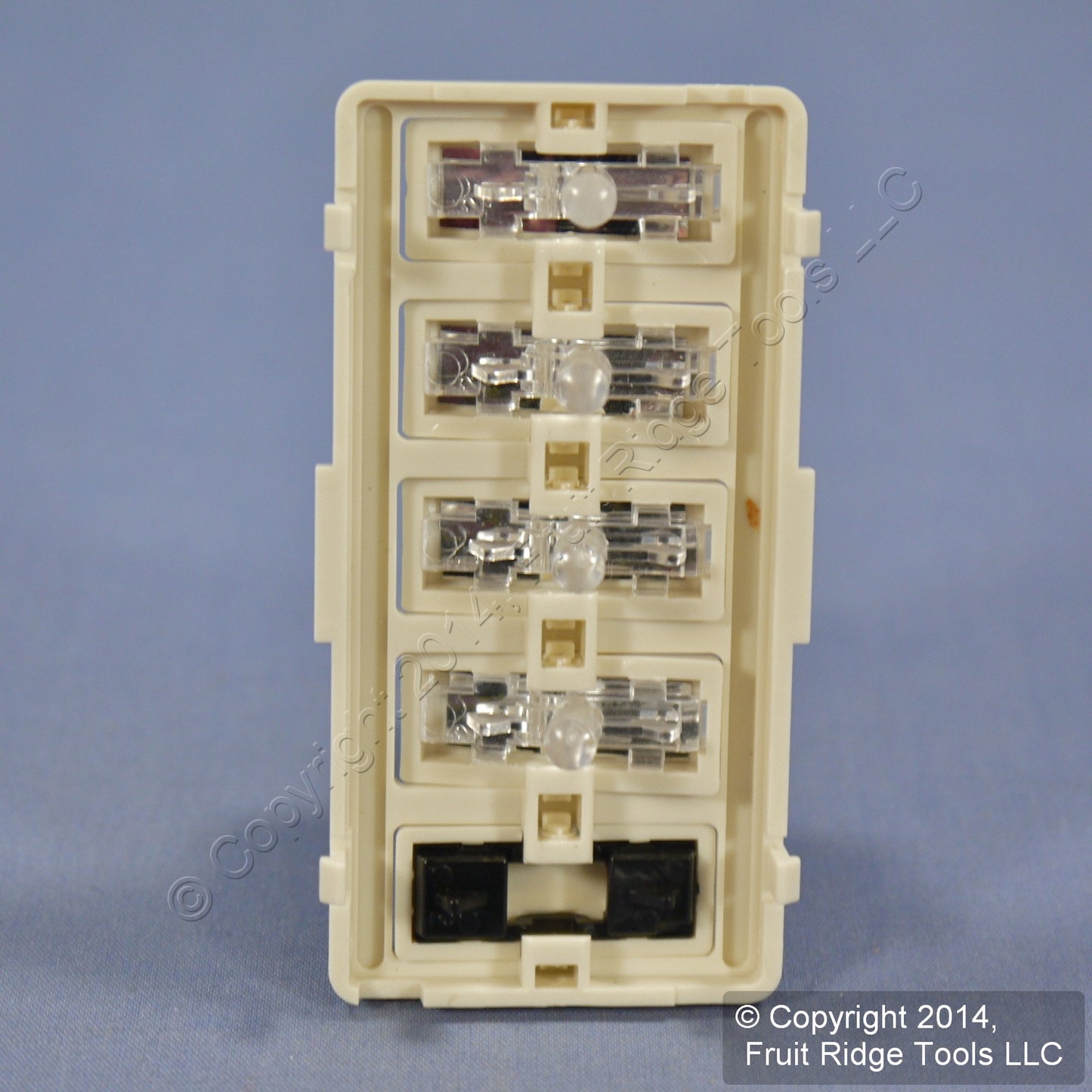 Leviton Lt Almond Vizia RF+ 4-Button 4-Zone Control Color Change Kit VZKIT-Z4T