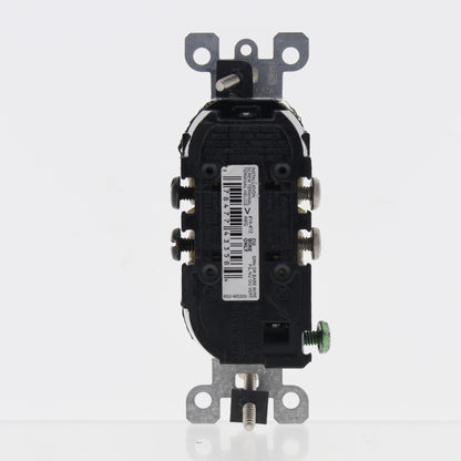 Leviton White Scratched Tamper Weather Resistant Outlet 5-15R 15A Bulk W5320-T0W