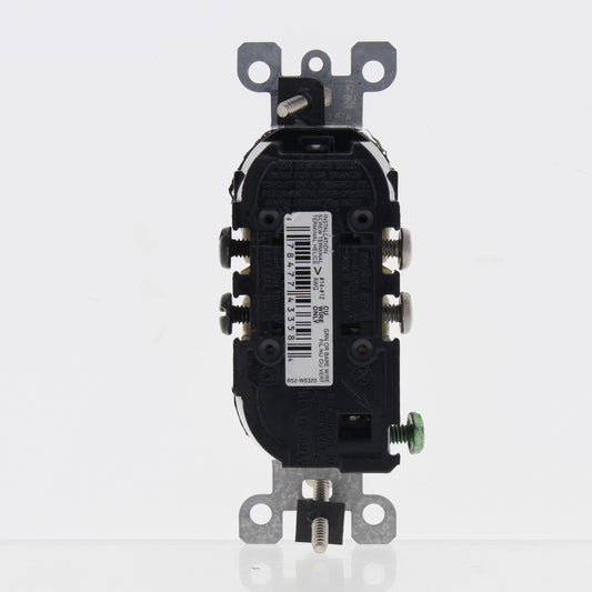 Leviton White Scratched Tamper Weather Resistant Outlet 5-15R 15A Bulk W5320-T0W