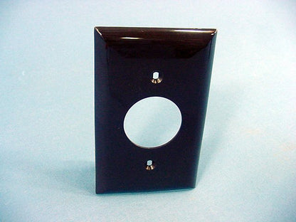 GE Brown 1.41" Outlet Unbreakable Nylon Wallplate Covers w/o Screws 1100pc