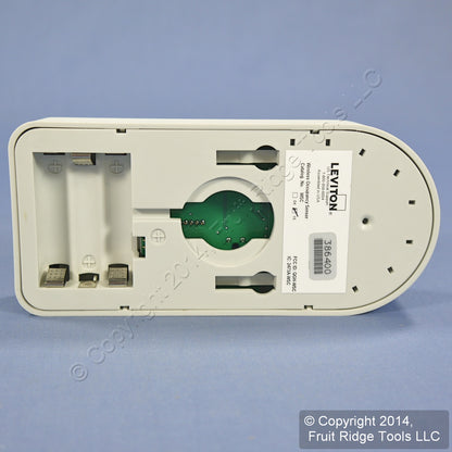 Leviton White PIR RF Wireless Self-PoweRed Occupancy Sensor 1500 Sq Ft WSC15-I0W