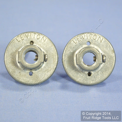 Leviton X-2740-S 1/8" IPS Heavy Duty Caps Base for Medium Base Lampholder 2pcs