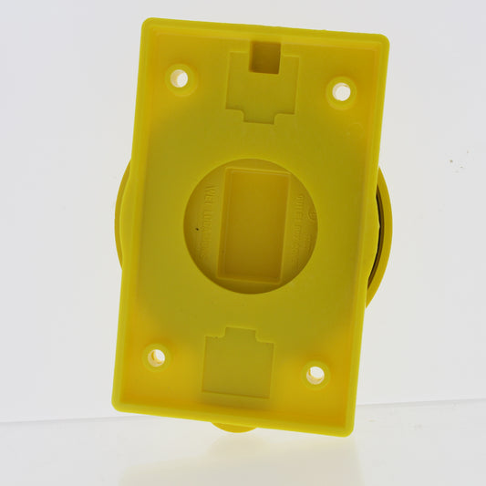 Marinco 7420CR Weather Resistant Single 1.6 Hole Receptacle Self-Closing Cover