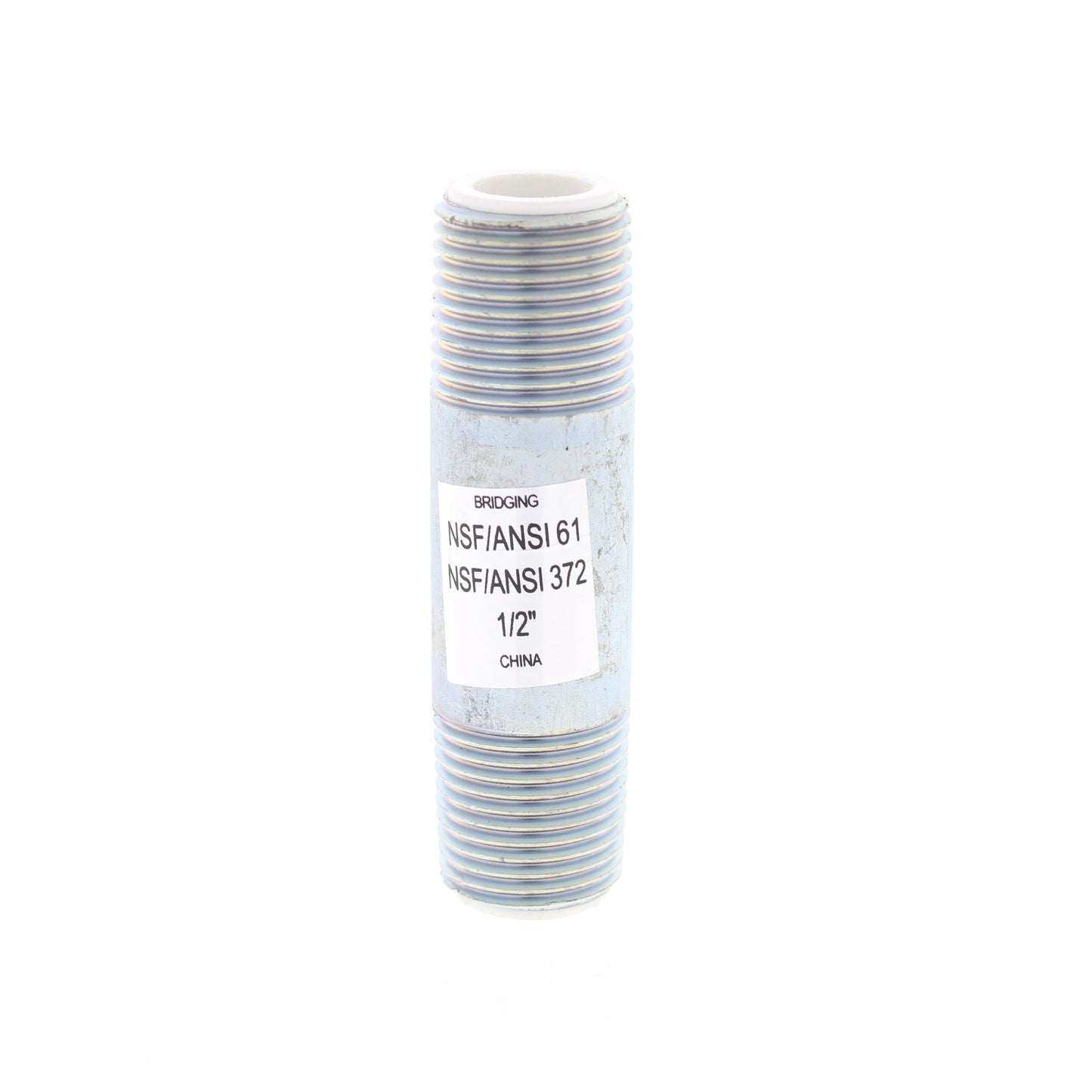 Matco-Norca Water Heater 1/2" MIP x 3" Dielectric Pipe Nipple Galvanized Steel