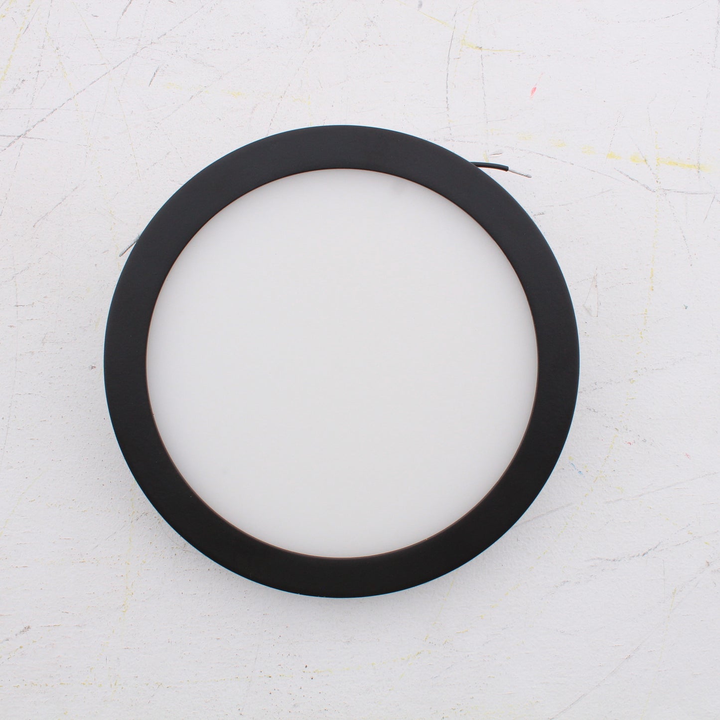 Maxim Black Wafer 7" RD LED Wall/Flush Mount 3000K 57712WTBZ
