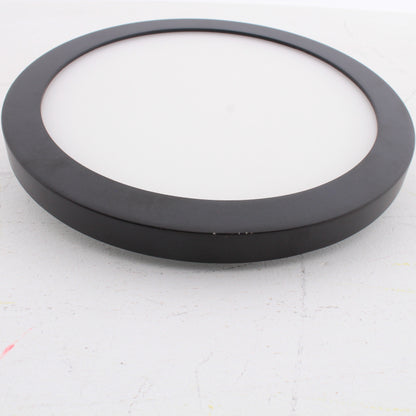 Maxim Black Wafer 7" RD LED Wall/Flush Mount 3000K 57712WTBZ