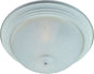 Maxim 5832FTTW 3 Light Flush Mount in Textured White with Frosted Glass