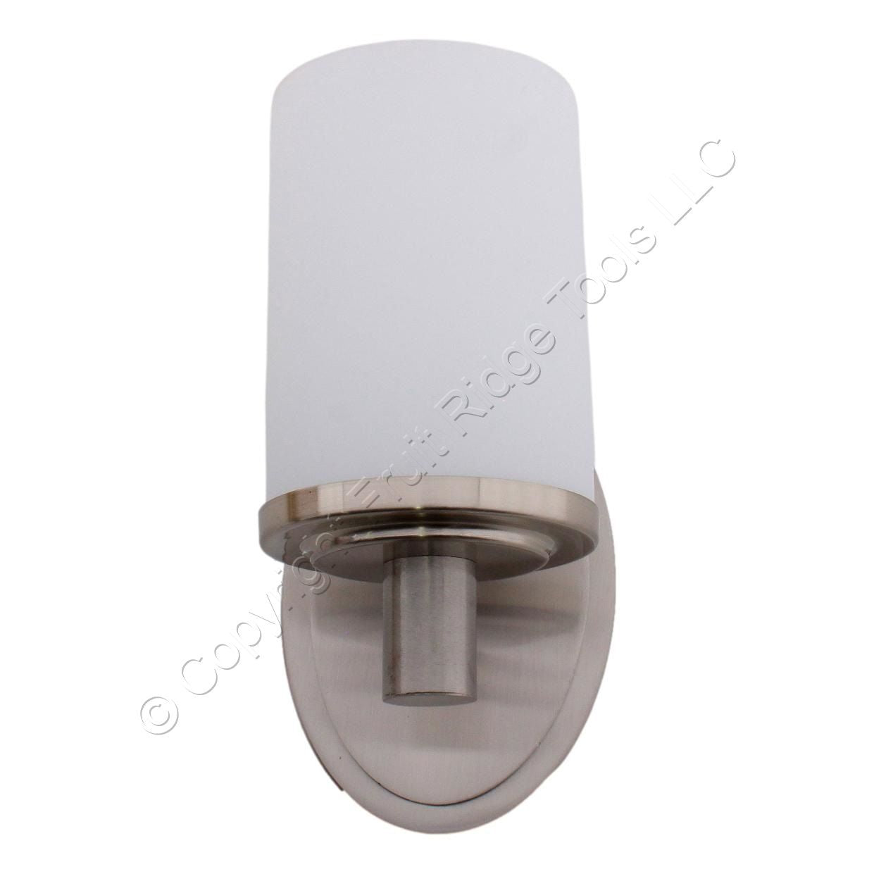Maxim 9051SWSN Cylinder Satin White Glass Wall Sconce 1-Light 100W 10"H x 4"W