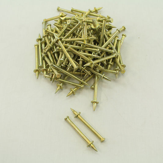 100-Pack Metallics 1/4" x 2" Hand Drive Pins Steel Zinc Plated JDP6