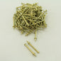 100-Pack Metallics 1/4" x 2" Hand Drive Pins Steel Zinc Plated JDP6