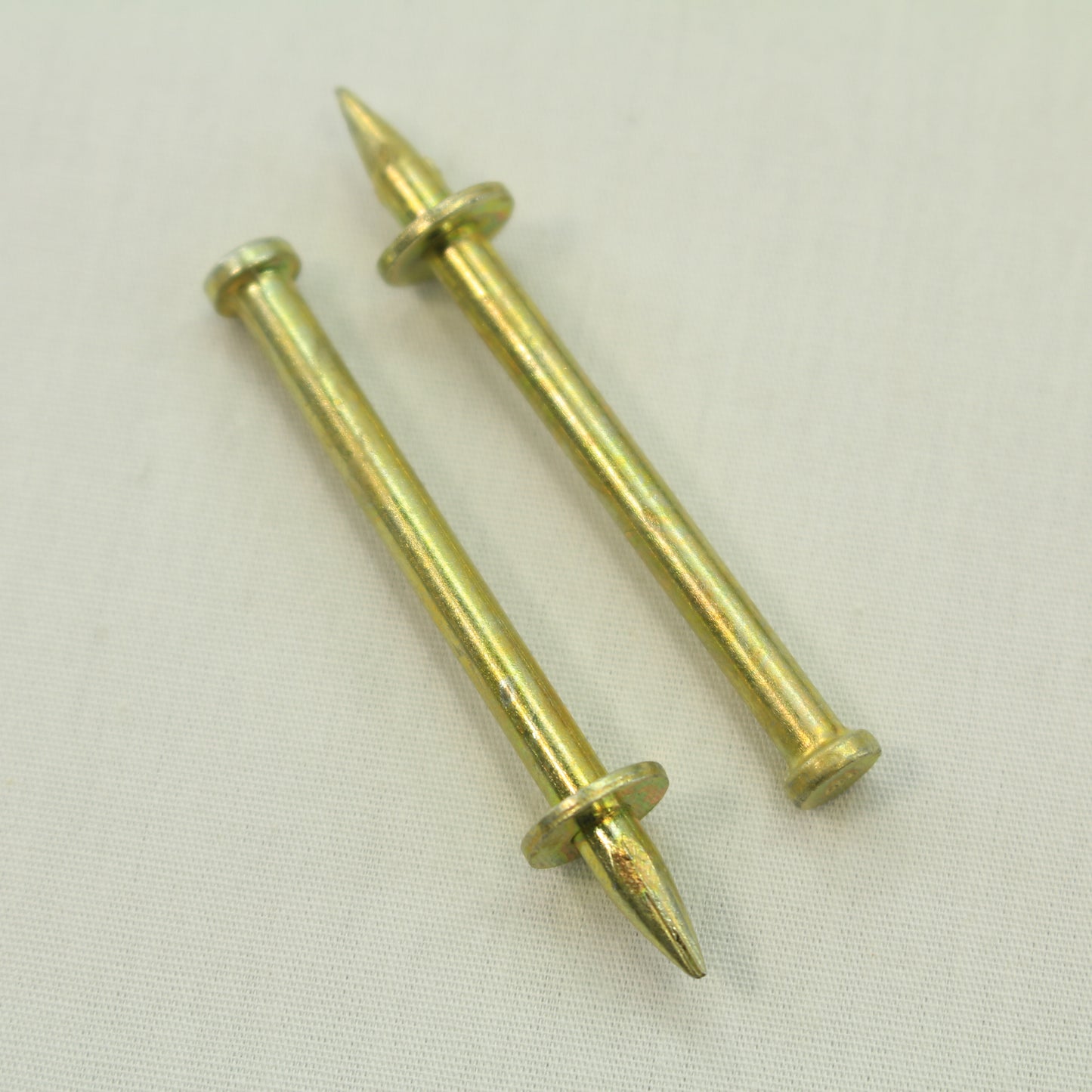 100-Pack Metallics 1/4" x 2" Hand Drive Pins Steel Zinc Plated JDP6