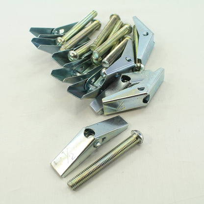 Metallics 1523 Spring Wing 1/2" x 4" Toggle Bolts Straight Slot 10-Pack