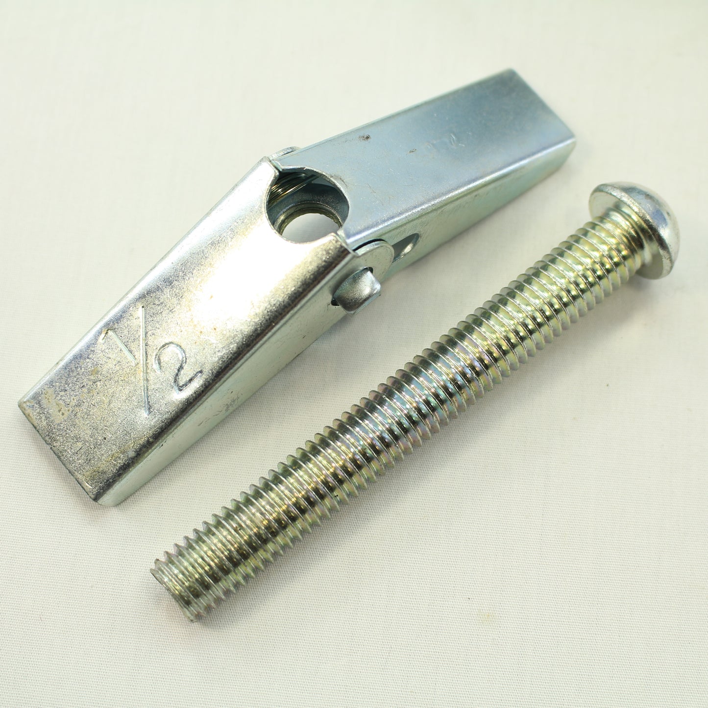 Metallics 1523 Spring Wing 1/2" x 4" Toggle Bolts Straight Slot 10-Pack