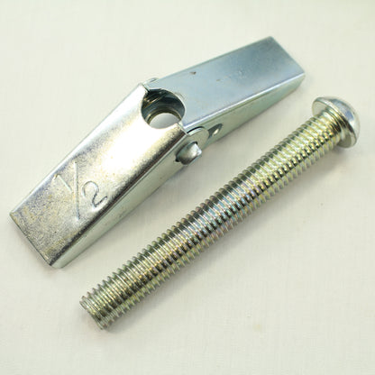 Metallics 1523 Spring Wing 1/2" x 4" Toggle Bolts Straight Slot 10-Pack
