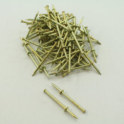 Metallics DP-8 1/4 x 3 Drive Pin Hammer Drive Rivets Yellow-Zinc Plated 100-Pack