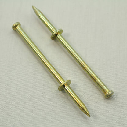 Metallics DP-8 1/4 x 3 Drive Pin Hammer Drive Rivets Yellow-Zinc Plated 100-Pack