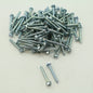 106-Pack Metallics #8 x 1-1/4" Drill Screws 1/4" Hex/Slotted Head Zinc DS162