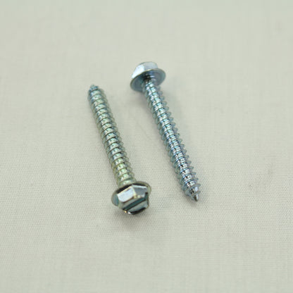106-Pack Metallics #8 x 1-1/4" Drill Screws 1/4" Hex/Slotted Head Zinc DS162