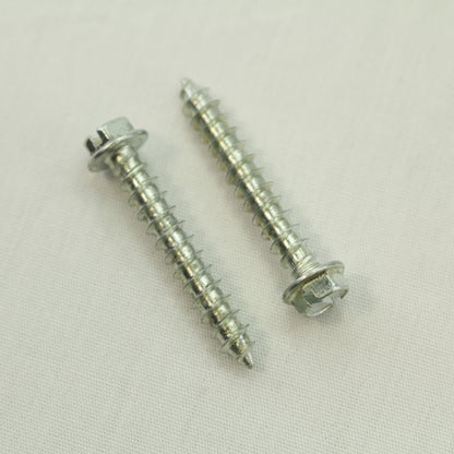 Metallics DS167 #10 x 1-1/4" Drill Screws 1/4 Hex/Slotted Head Zinc 100pcs